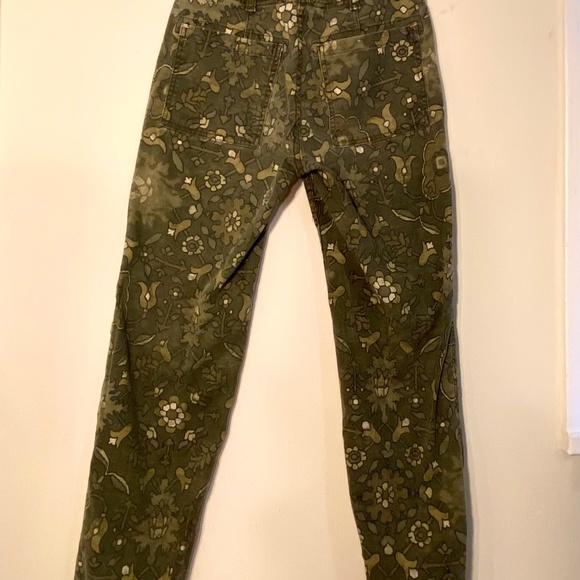 Anthropologie The Wanderer Pants - Green Floral - Picture 5 of 6